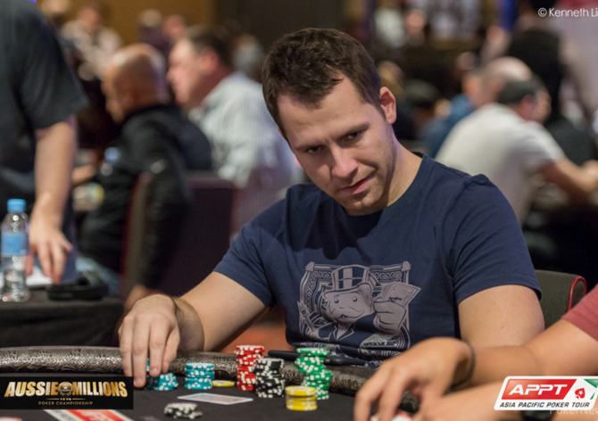 Aussie Millions ME: Daniel &quot;jungleman12&quot; Cates je po dni 1B průběžně druhý
