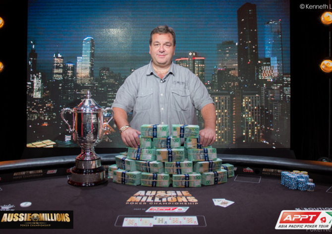 Main Event Aussie Millions 2015 se stal kořistí domácího hráče Stavropoulose