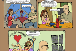 Busted draw: Pokerové komiksy na PokerAréně tentokrát o Valentýnu nebo Tornádově triumfu