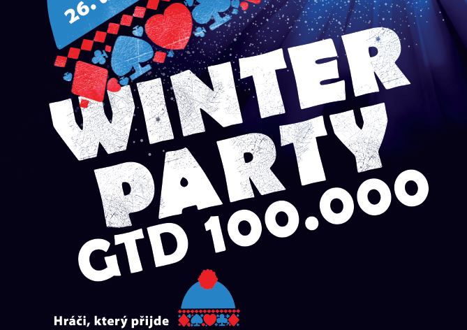 Winter party 100K GTD se spoustou překvapení již tento čtvrtek v Showdownu