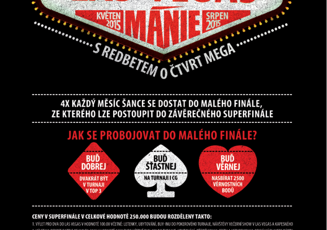 V Showdownu právě startuje Vegas Mánie s Redbetem o čtvrt mega!!!