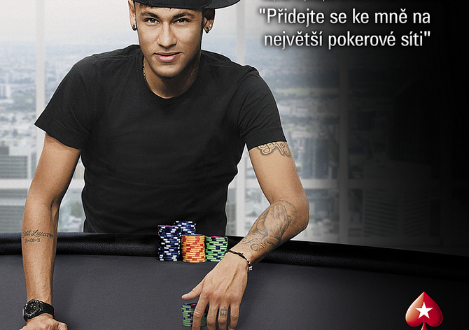Brazilská fotbalová superstar Neymar Jr se stal novým ambasadorem značky PokerStars