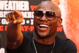 Slavný boxerský šampion Floyd Mayweather vyhrál za víkend skoro $500.000!