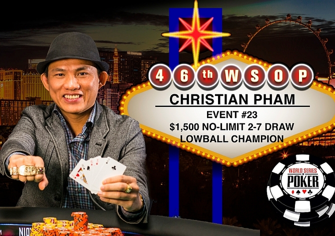 WSOP: Christian Pham - Neznal pravidla a přesto vyhrál bracelet 