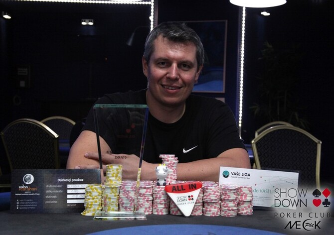 Main Event Showdown Poker Festivalu ovládl Milan Materna