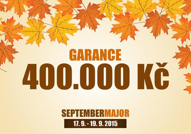 Go4games Olomouc: Záříjový Major nabídne garanci 400.000 Kč!