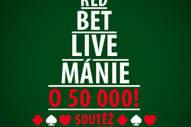 RedBet LIVE Mánie o 50 000 Kč a turnajové novinky v Showdownu!