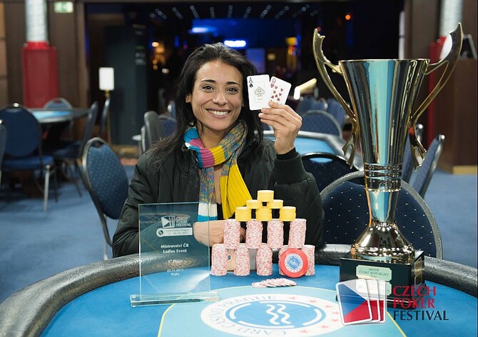 Mezinárodní mistryní ČR žen v NL Texas Hold'em je Egypťanka Hala