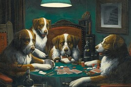 Slavné dílo &quot;Psi hrající poker&quot; bylo prodáno za $658.000!