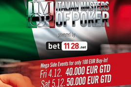 Na Rozvadov míří Italové! Main Event „Italian Poker Festival“ garantuje €100.000!