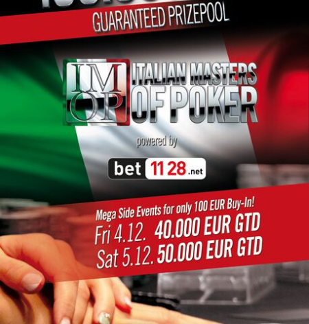 Na Rozvadov míří Italové! Main Event „Italian Poker Festival“ garantuje €100.000!