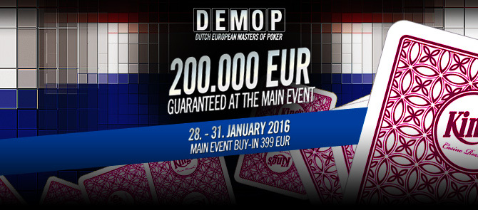 King&#039;s: Dnes den 1A Main Eventu DEMOP €200.000 GTD!