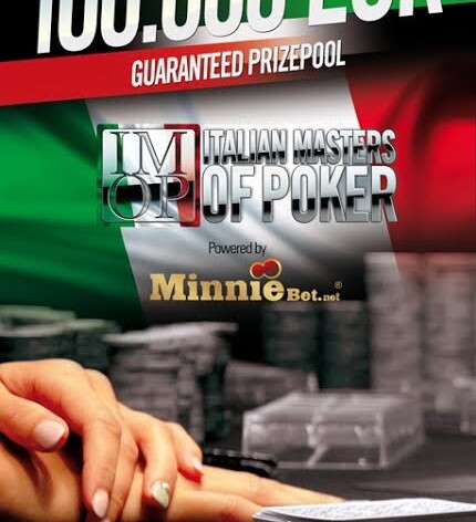 Do Rozvadova míří Italové! Main Event "IMOP" garantuje €100K!