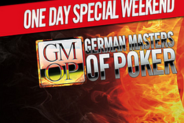 German Masters of Poker: Série jednodenních turnajů garantuje o víkendu €85.000