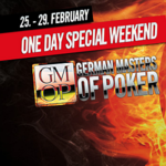 German Masters of Poker: Série jednodenních turnajů garantuje o víkendu €85.000