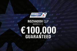 EUREKA 6 Rozvadov: Dnes startuje den 1A Rozvadov Cup €100K GTD a také €5K Super High Roller