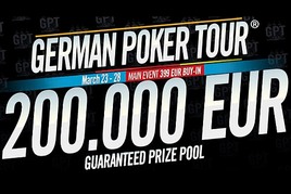 Velikonoční edice German Poker Tour nese při buy-inu €399 garanci €200.000! 