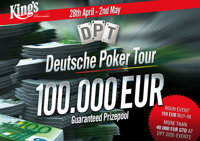 V King&#039;s Casinu dnes startuje Main Event DPT s garancí €100.000