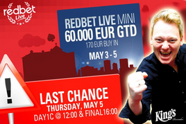 Redbet LIVE Mini Event: Maxi overlay se přiblížil!