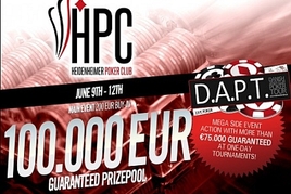 „HPC – Heidenheim Poker Club“ opět na Rozvadově! Main Event garantuje €100.000!