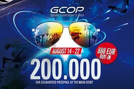 Letní edice GCOP přináší garanci €200.000 za €888 a spoustu lukrativních Side Eventů! 