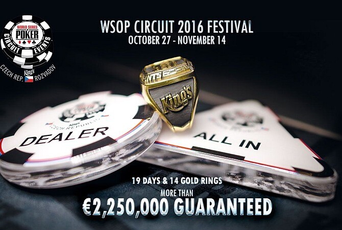 Startuje „WSOP Circuit“ Rozvadov! 14 WSOP prstenů, 19 dní &amp; přes €2M GTD