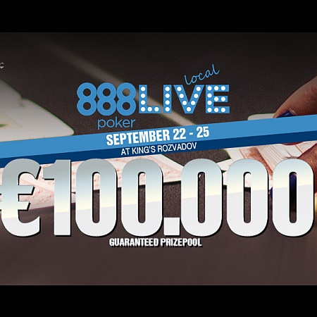 Kvalifikuj se online na €100K GTD 888live Local Event v King&#039;s! 