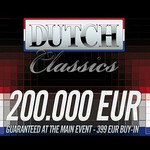 &quot;Dutch Classics&quot; garantuje v Main Eventu €200K za pouhých €399!