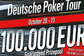 Deutsche Poker Tour garantuje v Main Eventu €100.000 za buyin pouhých €144+15!