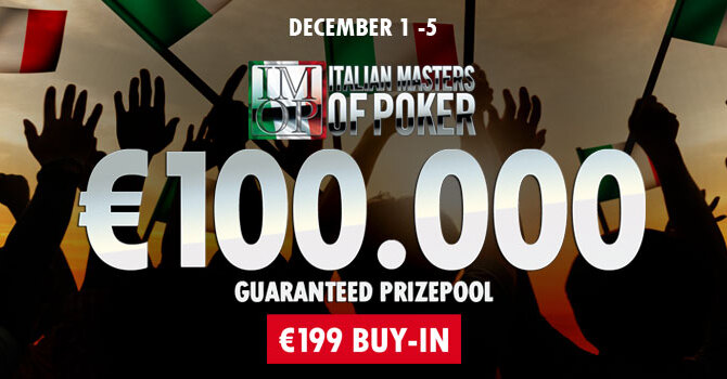 Začátkem prosince zažije Rozvadov &quot;Itálii&quot; v rámci IMOPu - Main Event garantuje €100.000 za  €180+19