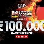 King&#039;s: German Masters of Poker garantuje €100.000 za buyin €165! 
