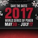 WSOP zná svůj rozpis pro rok 2017, na Rozvadově se odehrají tři festivaly!