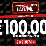 German Poker Days jsou zpět – Main-Event garantuje €100.000 za €149!