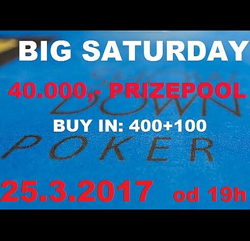 Novinka v Showdownu: Big Saturday minimálně o 40.000 Kč!