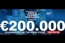 PokerNews Cup v King&#039;s! Main Event garantuje €200.000 za pouhých €250!!