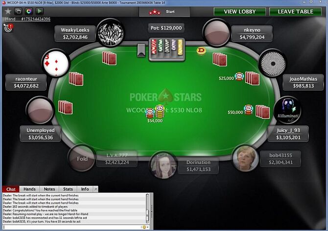 Čeští hráči si z legislativních důvodů nezahrají Main Event WCOOP!