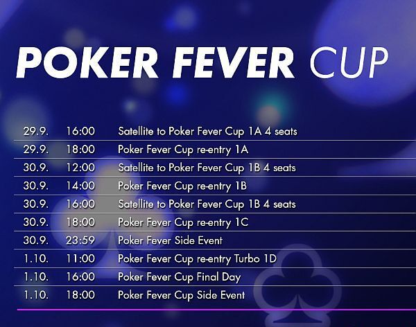 Víkendový Poker Fever Cup v G4G: Za 2.500 Kč minimálně o milion! 