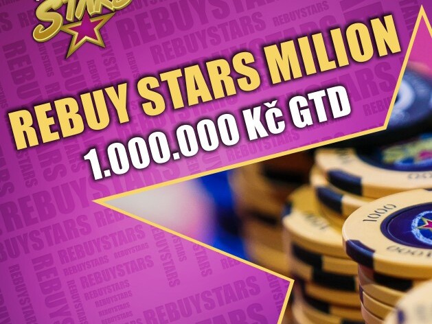 Rebuy Stars Million s garancí 1.000.000 korun startuje už ve středu! 