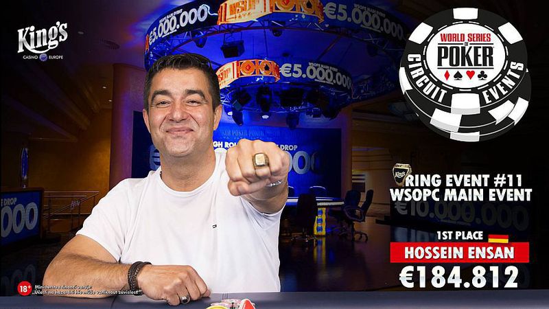 Hossein Ensan wsopc2017 champion