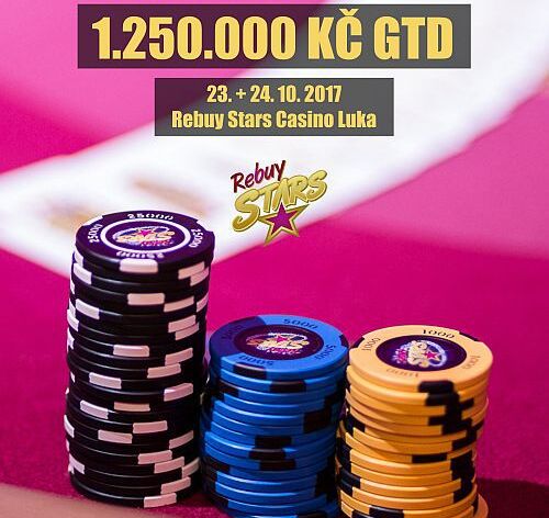 V Rebuy Stars během pondělí a úterý celkem o 1.250.000 korun!