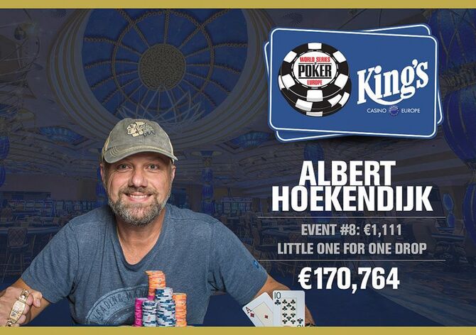 Little One for One Drop: Osmý náramek rozvadovského WSOPE putuje do Holandska