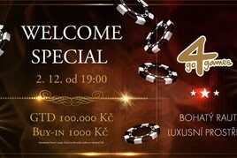 Slavnostní otevření kasina Go4Games v Táboře - 100K GTD