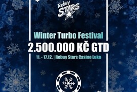 Rebuy Stars Winter Turbo Festival přinese na pražská Luka celkem 2.500.000 korun!