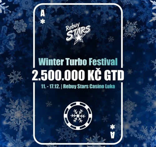 Rebuy Stars Winter Turbo Festival přinese na pražská Luka celkem 2.500.000 korun!