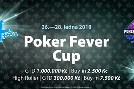 Lednový Poker Fever Cup nově s High Rollerem