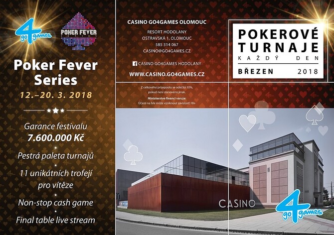Březen v Hodolanech: Čtvrtmilionové Speciály a Poker Fever Series!