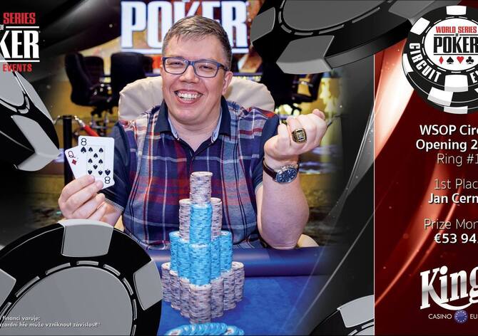 King&#039;s: Jubilení desátý WSOPC prsten pro ČR vyválčil v Openingu Jan Černý!