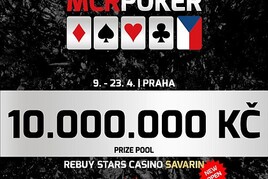 MČR v pokeru s celkovou garancí 10M míří v dubnu do Savarinu!