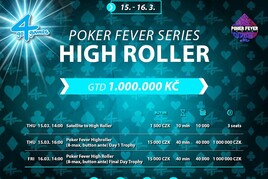 G4G: Poker Fever High Roller o 1.000.000 Kč už od čtvrtka