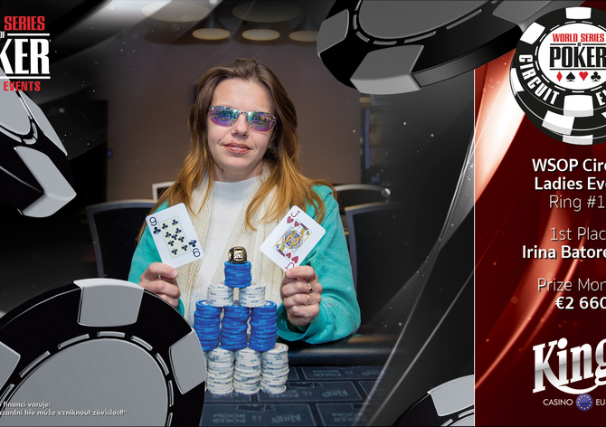 WSOPC: Irina Batorevich vítězkou Ladies Eventu!